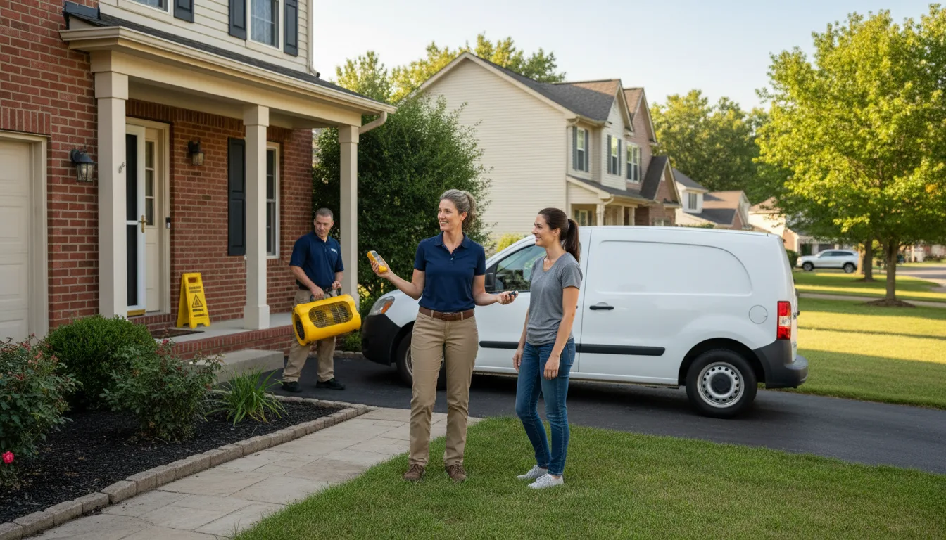 Residential water damage restoration in Kathleen, FL